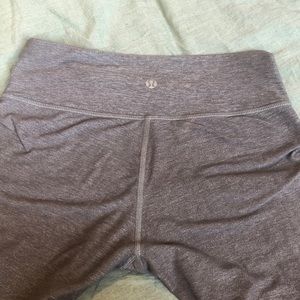 Wunder Under Lululemon Heathered Grey Leggings